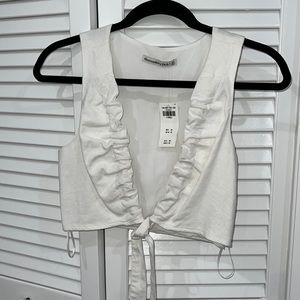 Abercrombie and Fitch linen top